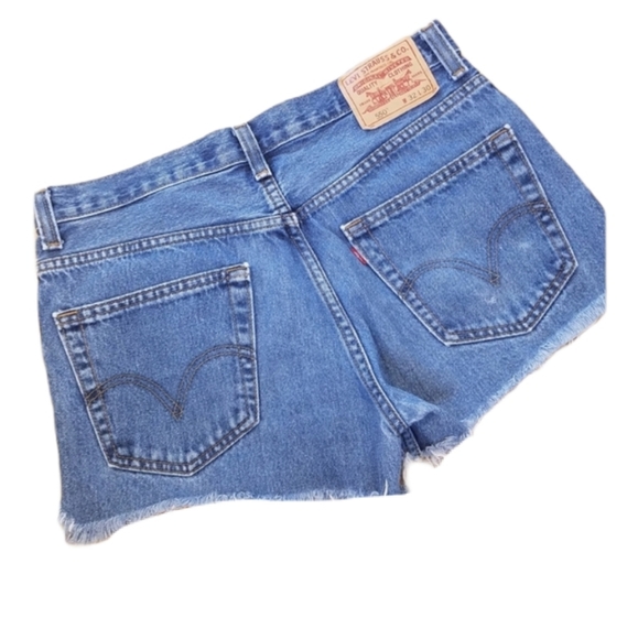 Levi's 550 Denim Shorts 32 Waist - Picture 2 of 3